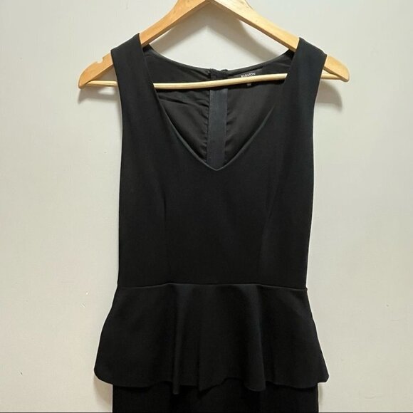 ARITZIA Babaton Black Peplum Dress Size 4 - Picture 2 of 10
